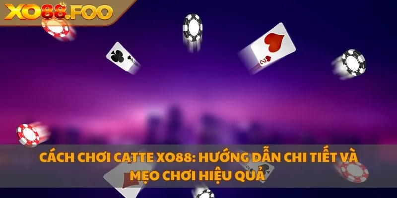 cách chơi Catte XO88